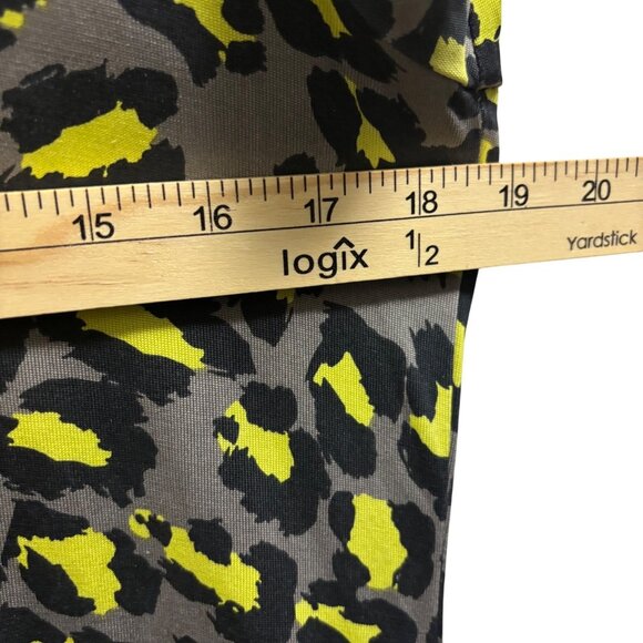 Diane Von Furstenberg Vintage Leopard Print Silk Jersey Mini Dress Size 12 - Picture 8 of 9